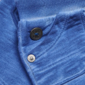 Pantaloni albaștri, scurți, din bumbac, cu talie elastică, pentru băieți Boboli 153916 3