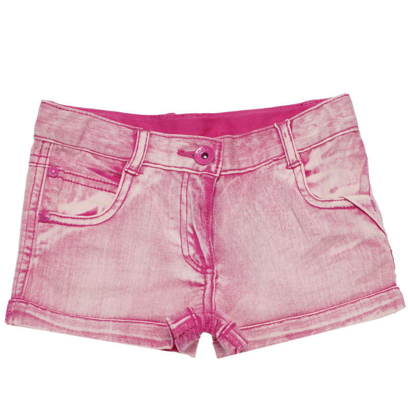 Pantaloni scurți din denim pentru fete, roz  153926