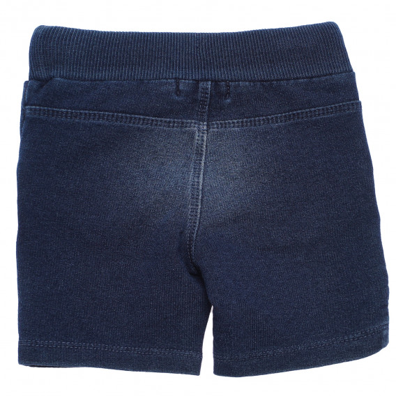 Pantaloni scurți de jeans pentru bebeluși, albastru închis Boboli 153966 2