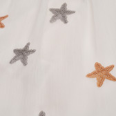 Rochie cu mâneci din dantelă și steluțe din paiete, pentru fete Boboli 154110 3