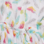 Rochie plisată cu imprimeu colorat pentru fete Boboli 154115 4