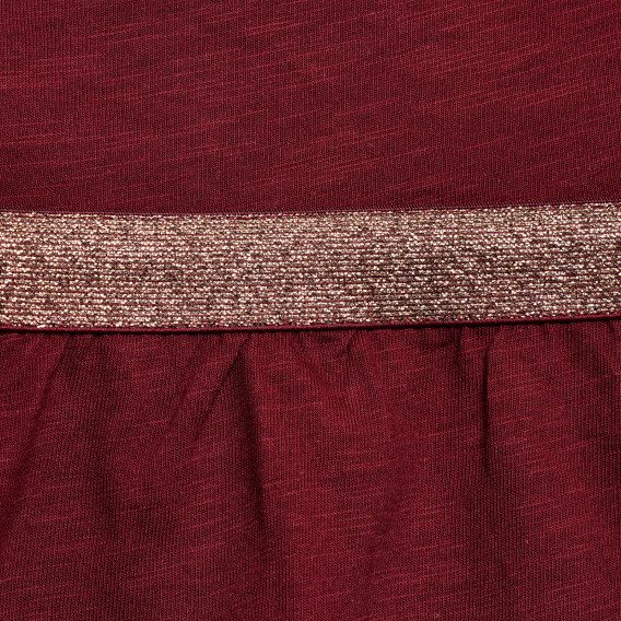 Rochie de bumbac pentru fete, roșie Name it 154384 2