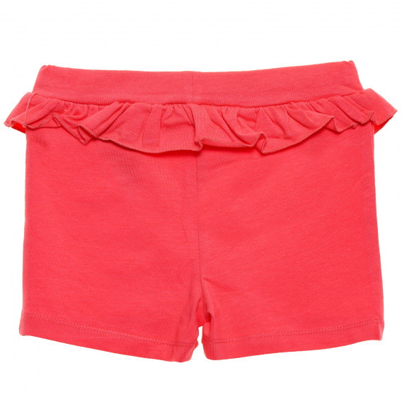 Un set de două părți - rezervor și pantaloni scurți este alb și roz pentru o fată Name it 154434 6