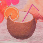 Rochie multicoloră pentru fete - Pink Flamingo Love summer time 154527 4