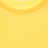 Rochie de bumbac galben pentru fete  Name it 154550 3