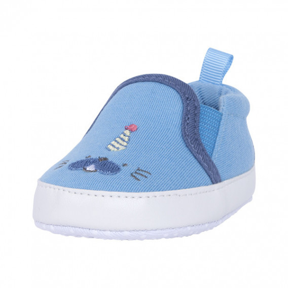 Papuci de bebeluși de culoare albastră Tuc Tuc 1546 
