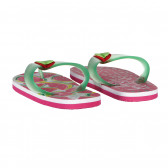 Flip-flops cu aplicație de inimă pentru fete Boboli 154755 2