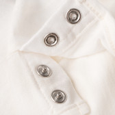 Tricou din bumbac cu imprimeu pentru fetițe, alb Boboli 154805 4