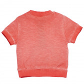 Tricou din bumbac cu imprimeu floral pentru copii, portocaliu Boboli 154855 2