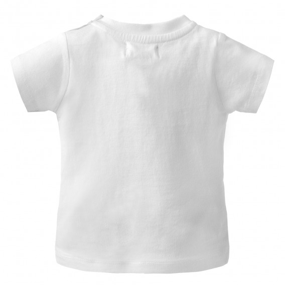 Tricou din bumbac cu imprimeu pentru copii, în alb Boboli 154898 3