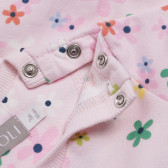 Bluză din bumbac cu mâneci scurte și imprimeu floral pentru copii Boboli 154906 4