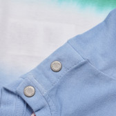 Tricou din bumbac pentru bebeluși, tie-dye Boboli 154984 4