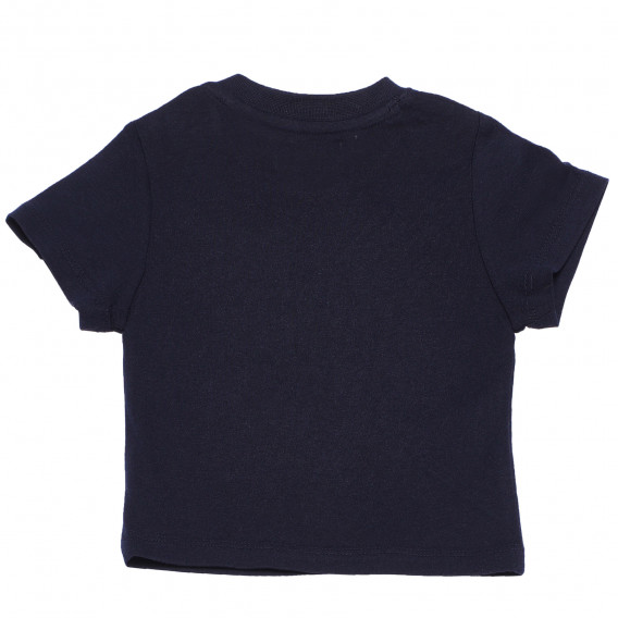 Tricou de bumbac pentru băieți, albastru închis - Muzica este viață Boboli 155002 2