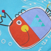 Tricou din bumbac cu imprimeu grafic pentru bebeluși - Pește Boboli 155007 3