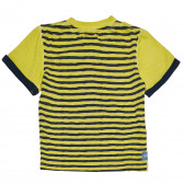 Tricou din bumbac cu imprimeu pentru băieți, galben Boboli 155034 2