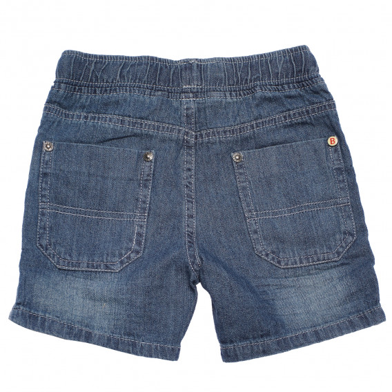 Pantaloni scurți din denim cu talie elastică și șnur, pentru băieți Boboli 155061 6