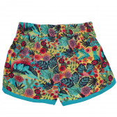 Pantaloni scurți cu imprimeu floral pentru fete, multicolori Boboli 155101 6