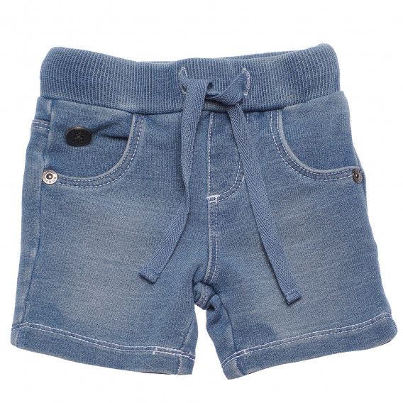 Pantaloni scurți de jeans pentru bebeluși, albastru Boboli 155116 4
