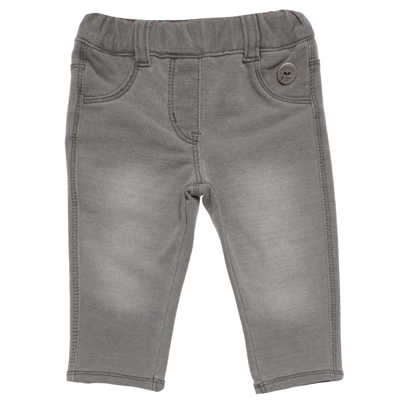 Pantaloni cu talie elastică pentru băieți gri  155189