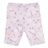 Leggings cu imprimeu floral pentru fetițe, roz Boboli 155305 2