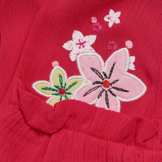 Set de rochie cu chiloți pentru fetițe, roșu Boboli 155483 4