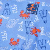 Costum de baie cu imprimeu grafic pentru băieți, albastru Boboli 155691 3