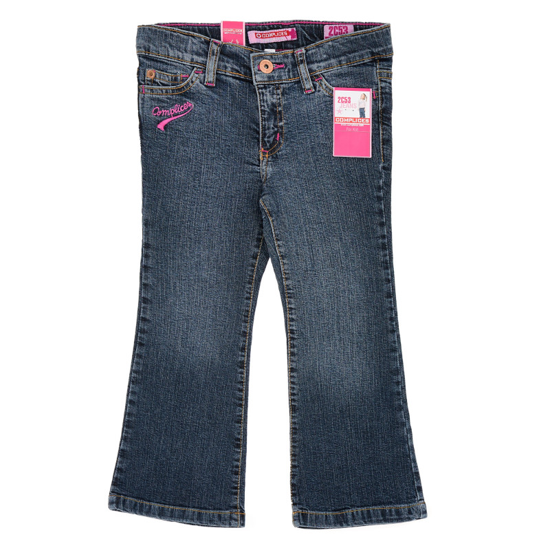 Jeans pentru fete în albastru  157243