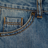 Jeans pentru fete, albaștri cu efect de uzură Tape a l'oeil 157273 3