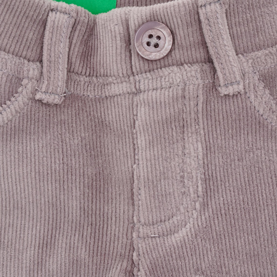 Pantaloni pentru copii, gri deschis Benetton 157316 2