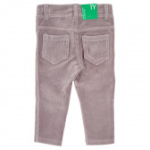 Pantaloni pentru copii, gri deschis Benetton 157317 3