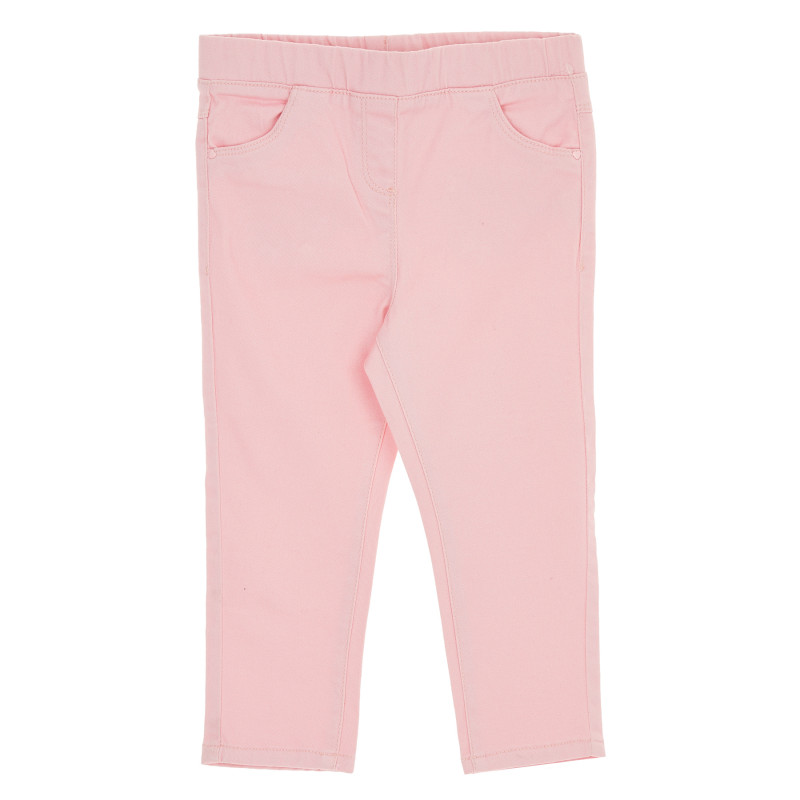 Pantaloni roz pentru fete cu buzunare  157346