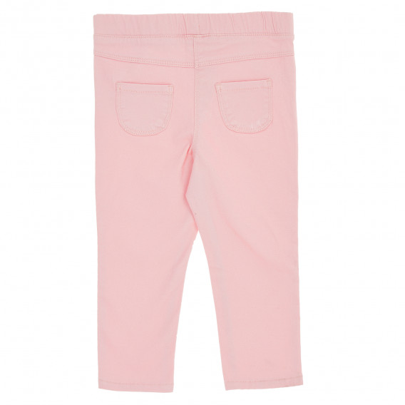 Pantaloni roz pentru fete cu buzunare Tape a l'oeil 157349 4