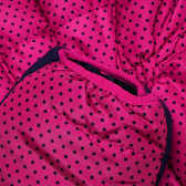 Combinezon pentru bebeluși, roz cu puncte negre Papagino 157673 3