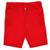 Pantaloni de bumbac roșu pentru băieți Disney 157694 