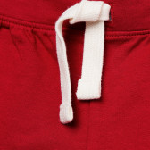 Pantaloni roșii din bumbac cu imprimeu pentru băieți Disney 157749 3