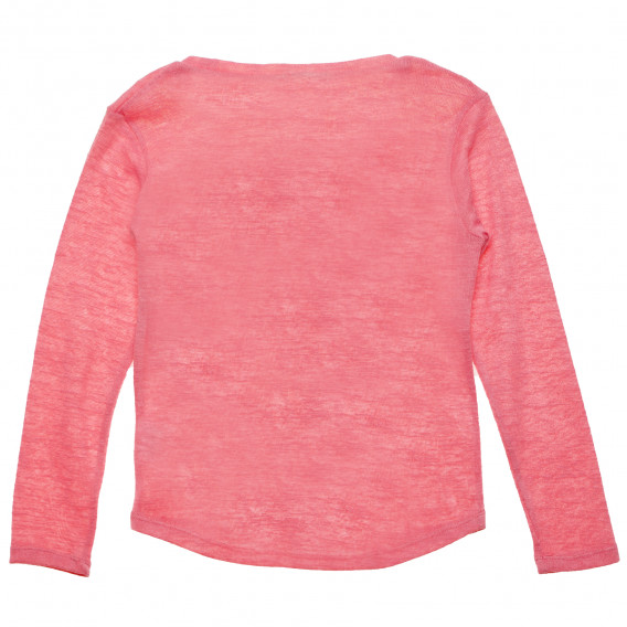 Bluză roz pentru fete cu incripție Your Fashion Trend 157787 4