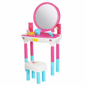 Centru de înfrumusețare Barbie  cu oglindă și scaun, 80 cm Bildo 159496 