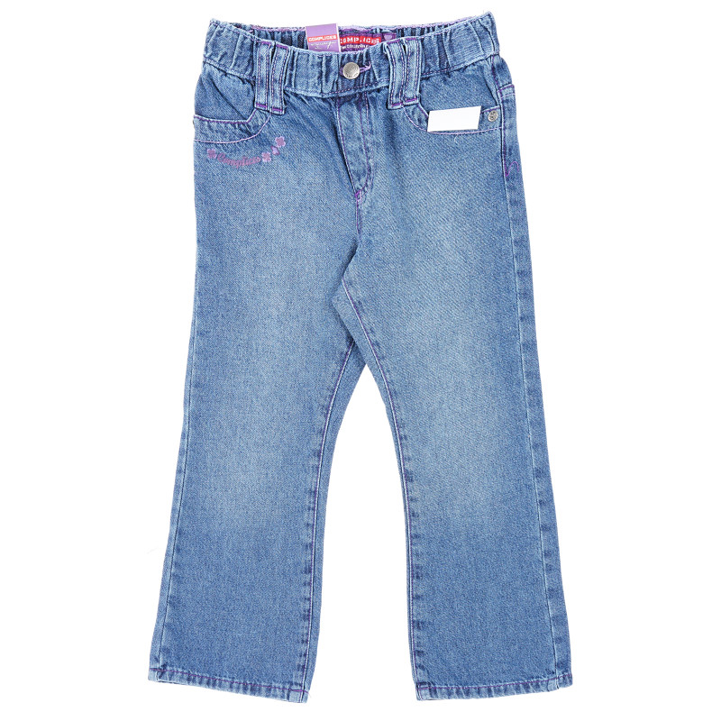 Jeans, albaștri pentru fetițe  159639