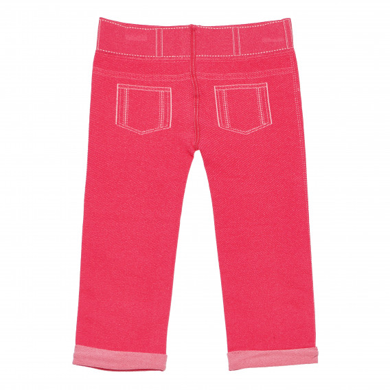 Pantaloni de culoare roz, pentru fată Benetton 159804 2