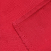 Pantaloni de bumbac roșu, pentru o fată Benetton 159933 4