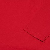  Bluză roșie cu guler înalt, pentru fete Idexe 160328 2