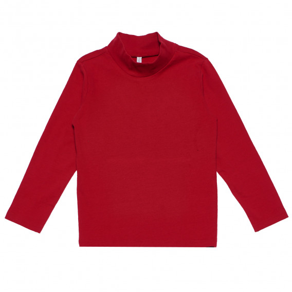Bluză roșie, din bumbac, pentru fete Idexe 160331 