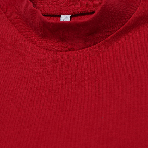 Bluză roșie, din bumbac, pentru fete Idexe 160332 2