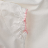Bluză albă de bumbac cu imprimeu zână, pentru fetițe Benetton 160406 4