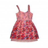 Rochie din bumbac cu un imprimeu floral, pentru fete Juicy Couture 161060 2