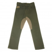 Pantaloni de bumbac pentru băieți, verzi La Martina 161085 