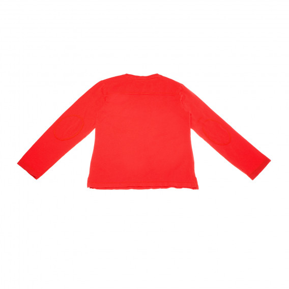 Bluză de bumbac cu mâneci lungi pentru băieți, în roșu Pepe Jeans 161109 2