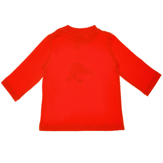 Bluză din bumbac cu imprimeu roșu delicat MEXX 161113 2