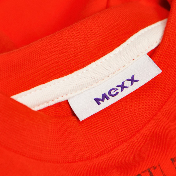 Bluză din bumbac cu imprimeu roșu delicat MEXX 161114 3
