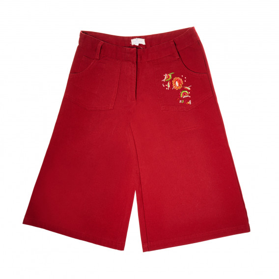 Pantaloni pentru fete, roșii cu broderie Levi's 161162 